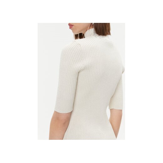 DKNY Sweter P3MSZBA9 Écru Regular Fit XL MODIVO