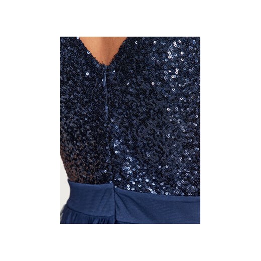 Rinascimento Sukienka wieczorowa CFC0115187003 Granatowy Regular Fit Rinascimento XL MODIVO