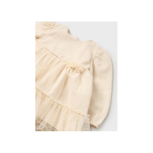 Mayoral Sukienka elegancka 2.971 Écru Regular Fit Mayoral 36M MODIVO