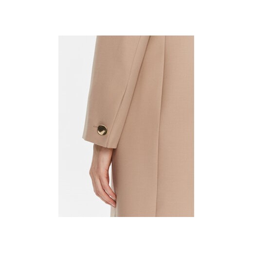 IVY OAK Płaszcz wełniany Jil Sue IO119088 Beżowy Regular Fit Ivy Oak 36 MODIVO