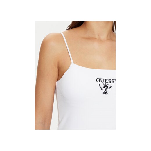 Guess Top V5RP08 KCOA2 Biały Regular Fit Guess S MODIVO