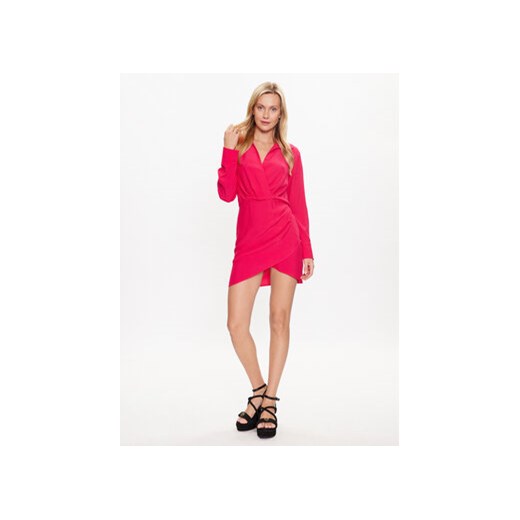 Sisley Sukienka codzienna 4B5FLV03L Różowy Regular Fit Sisley 40 MODIVO
