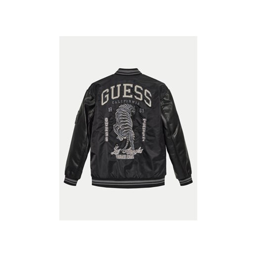 Guess Kurtka bomber L4YL03 WGB90 Czarny Regular Fit Guess 16Y MODIVO