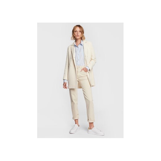 Silvian Heach Płaszcz przejściowy GPP23192CP Écru Regular Fit 46 MODIVO