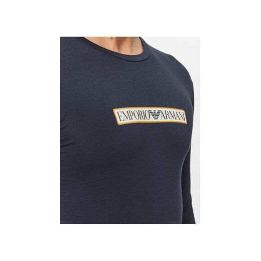 Emporio Armani Underwear Longsleeve 111023 3F517 00135 Granatowy Regular Fit L MODIVO