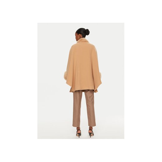 YES LONDON Płaszcz wełniany CD1193/ECO Brązowy Regular Fit Yes London one size MODIVO