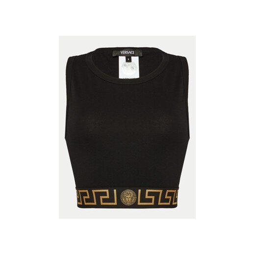 Versace Top 1008598 1A10011 Czarny Slim Fit Versace 1 MODIVO