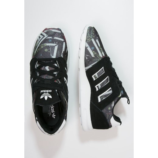 adidas Originals ZX 500 2.0  Tenisówki i Trampki core black/white zalando czarny na obcasie