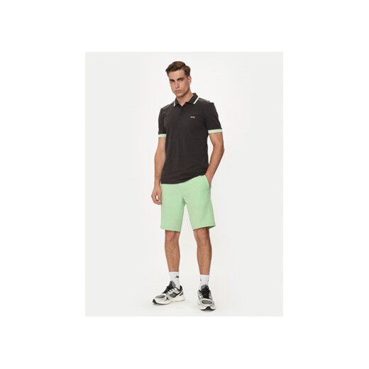 Boss Szorty materiałowe S_Commuter 50504392 Zielony Slim Fit 50 MODIVO