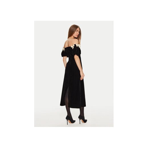 Eleh Sukienka koktajlowa E00202 Czarny Regular Fit Eleh S MODIVO