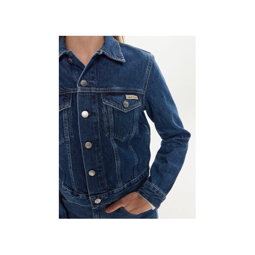 Calvin Klein Jeans Kurtka jeansowa 90's J20J224043 Niebieski Regular Fit S MODIVO
