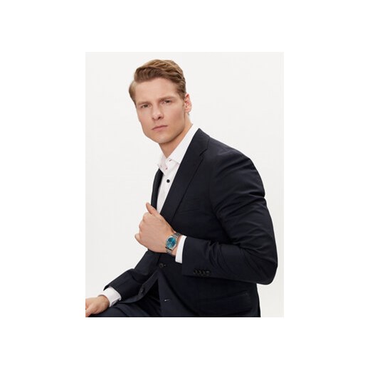 Casio Zegarek MTP-B145D-2A2VEF Srebrny Casio uniwersalny MODIVO