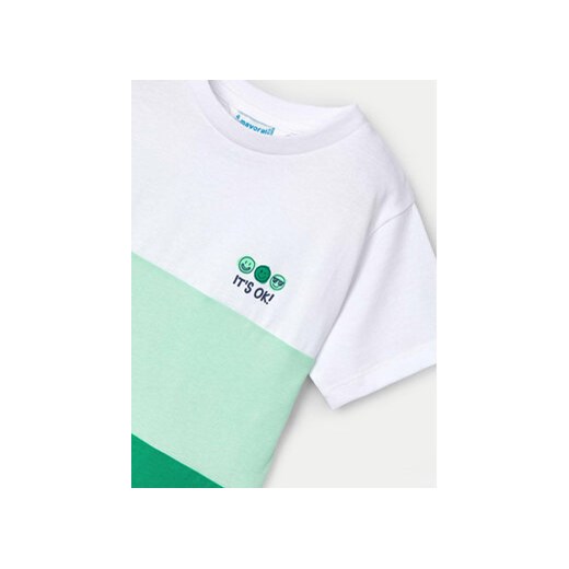 Mayoral Komplet 2 t-shirtów 03030 Biały Regular Fit Mayoral 3Y MODIVO