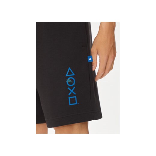 Puma Szorty sportowe PLAYSTATION 624691 Czarny Regular Fit Puma XXL MODIVO