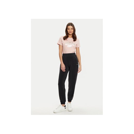 Guess Spodnie dresowe V5RB11 KCAY2 Czarny Regular Fit Guess S MODIVO