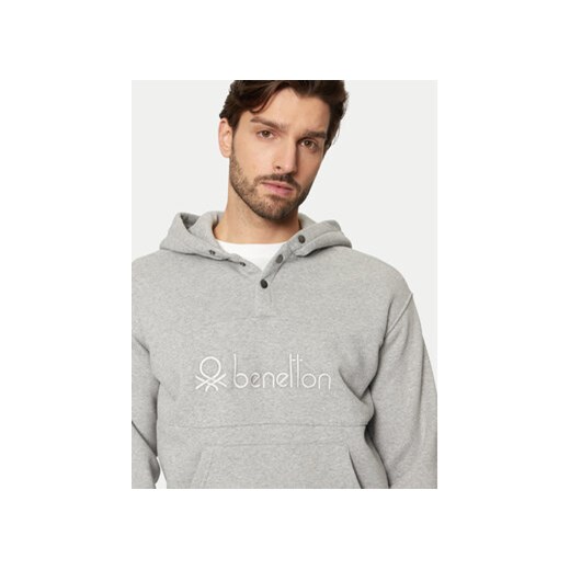 United Colors Of Benetton Bluza 3VVUU201P Szary Relaxed Fit United Colors Of Benetton L MODIVO