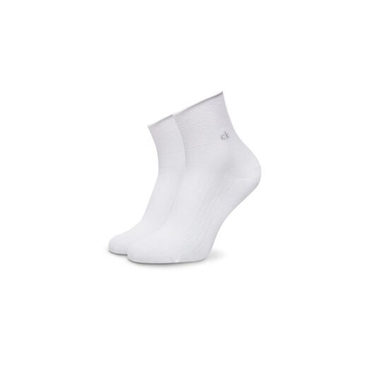 Calvin Klein Skarpety wysokie damskie 701229681 Biały Calvin Klein 39_42 MODIVO