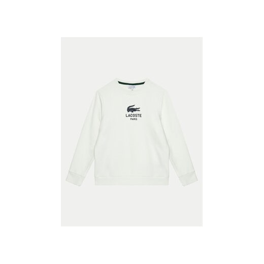 Lacoste Bluza SJ3005 Écru Regular Fit ze sklepu MODIVO w kategorii Bluzy chłopięce - zdjęcie 177097260