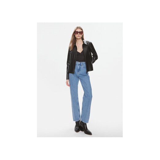 Calvin Klein Kurtka z imitacji skóry K20K206311 Czarny Relaxed Fit Calvin Klein 36 MODIVO