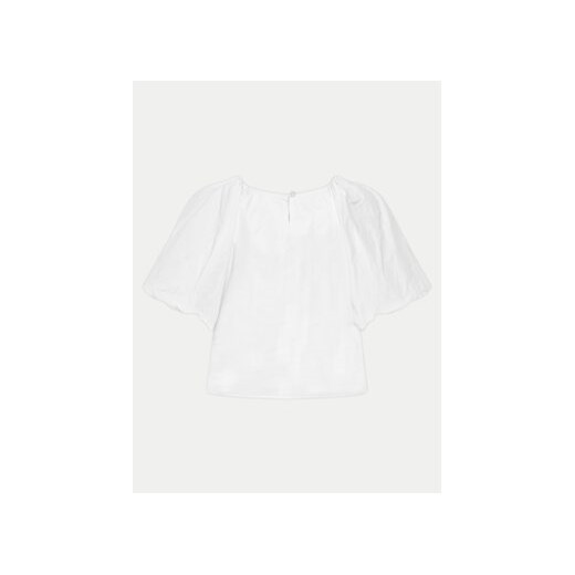 DKNY Bluzka P4AASQ18 Biały Relaxed Fit L MODIVO