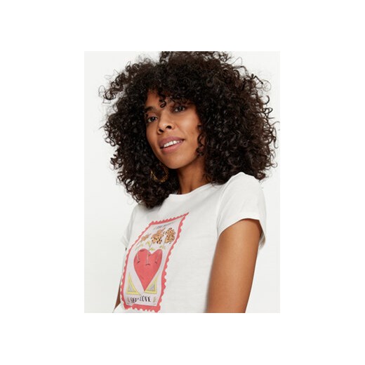 TWINSET T-Shirt 241TT2411 Biały Regular Fit Twinset L MODIVO