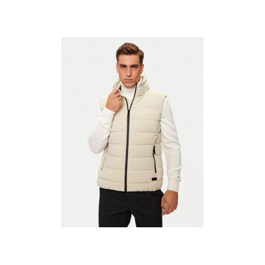 CMP Kamizelka 34K0757 Écru Regular Fit ze sklepu MODIVO w kategorii Kamizelki męskie - zdjęcie 177100271