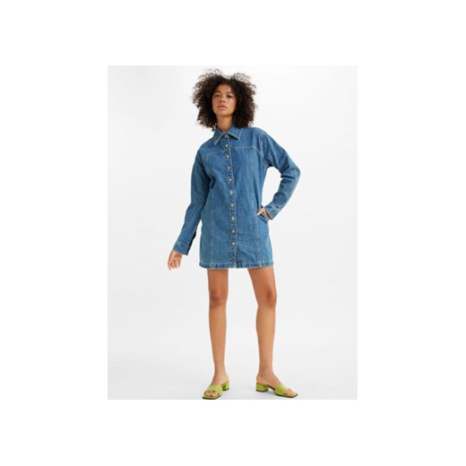 Levi's® Sukienka jeansowa Shay A45850001 Niebieski Loose Fit XL MODIVO