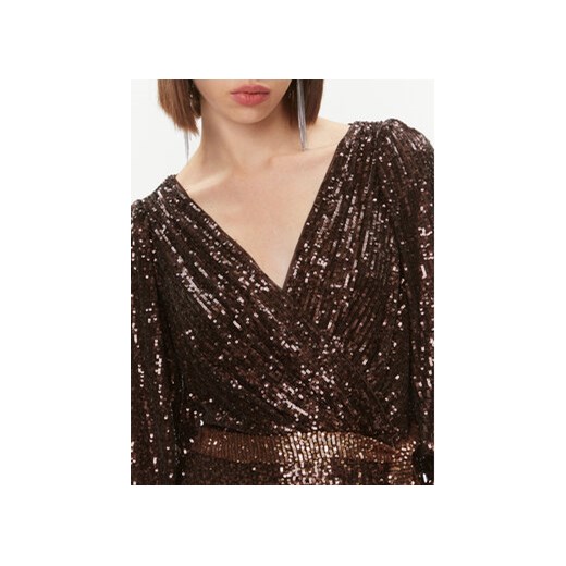 DKNY Sukienka codzienna DD3HR967 Brązowy Regular Fit 34 MODIVO