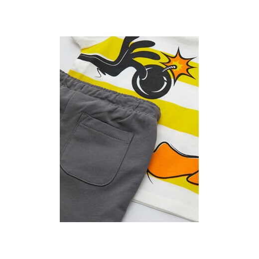 Original Marines Komplet t-shirt i szorty sportowe LOONEY TUNES DDPV0355NM Original Marines 12_18M MODIVO