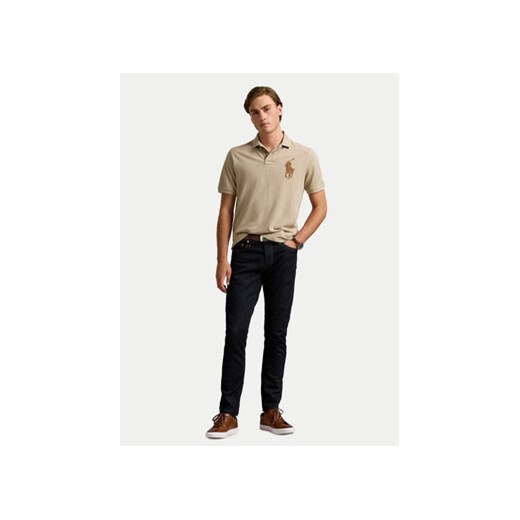 Polo Ralph Lauren Polo 710958776002 Beżowy Regular Fit Polo Ralph Lauren M MODIVO