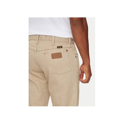 Wrangler Jeansy 13Mwz 112358473 Beżowy Straight Fit Wrangler 33_32 MODIVO