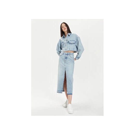 United Colors Of Benetton Kurtka jeansowa 26JTDN05M Niebieski Regular Fit United Colors Of Benetton L MODIVO