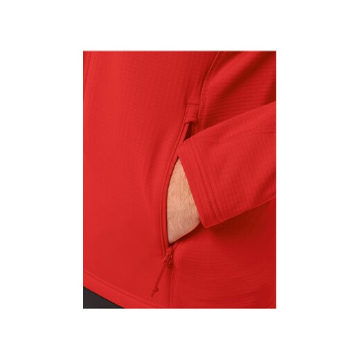 Jack Wolfskin Bluza techniczna Kolbenberg Fz 1710521 Czerwony Regular Fit Jack Wolfskin XL MODIVO