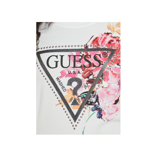Guess T-Shirt W4BI23 J1314 Biały Regular Fit Guess XL MODIVO
