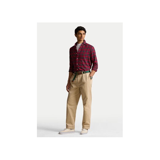 Polo Ralph Lauren Koszula 710922281004 Czerwony Custom Fit Polo Ralph Lauren M MODIVO
