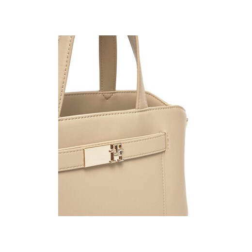 Tommy Hilfiger Torebka Th Heritage Mini AW0AW17374 Beżowy Tommy Hilfiger one size MODIVO