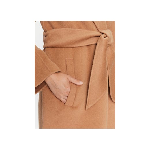 Marella Płaszcz wełniany Gesti 2330160238200 Brązowy Regular Fit Marella 44 MODIVO
