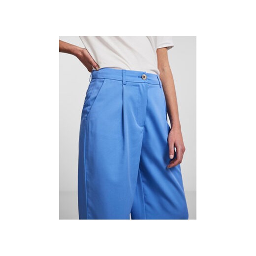 Pieces Spodnie materiałowe Thelma 17137934 Niebieski Relaxed Fit Pieces XS MODIVO