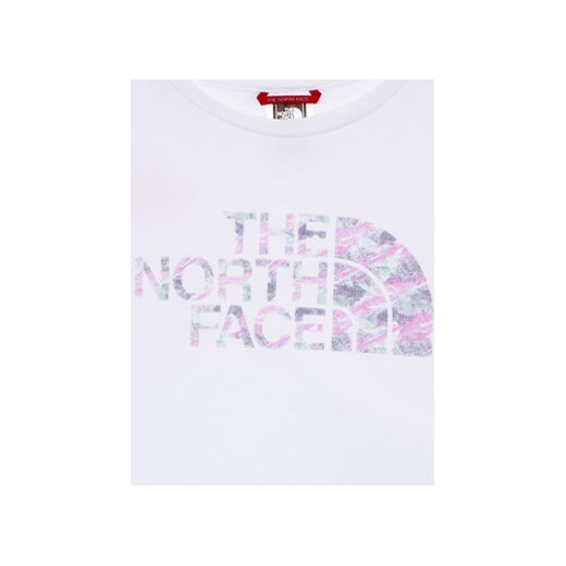 The North Face T-Shirt Crop Easy NF0A83EU Biały Regular Fit The North Face L MODIVO