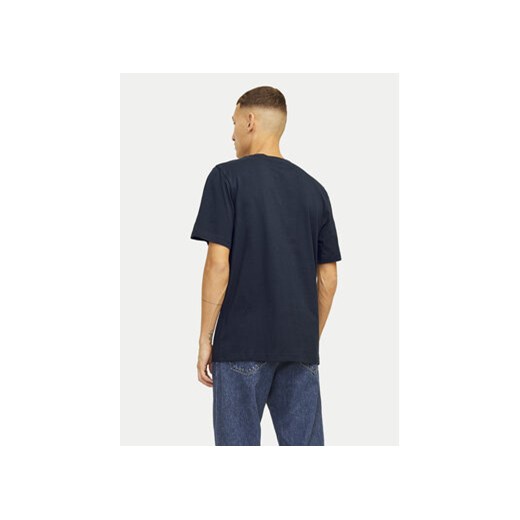 Jack&Jones T-Shirt Alvis 12256803 Granatowy Standard Fit S MODIVO