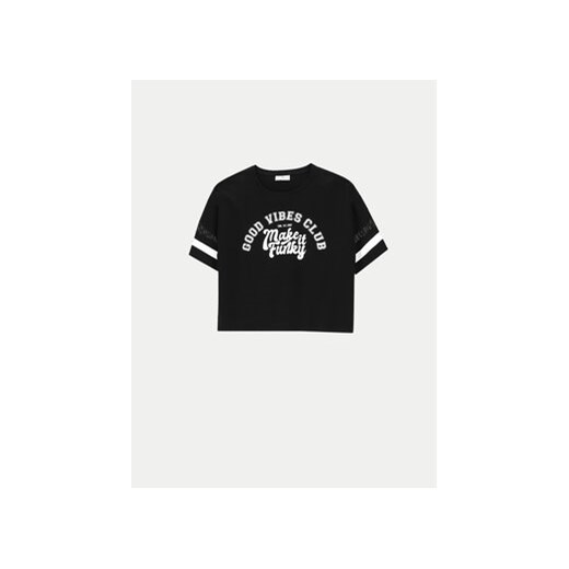 Coccodrillo T-Shirt ZC4143201SGJ Czarny Regular Fit ze sklepu MODIVO w kategorii Bluzki dziewczęce - zdjęcie 177124521