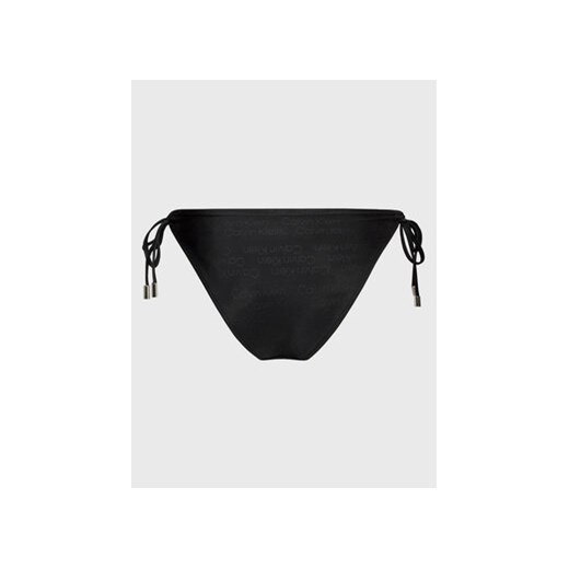 Calvin Klein Swimwear Dół od bikini KW0KW01893 Czarny L MODIVO