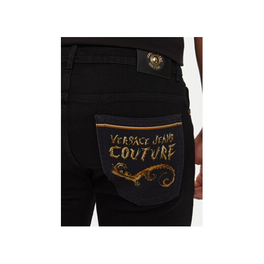 Versace Jeans Couture Jeansy 77GAB5DM Czarny Narrow Fit 33 MODIVO