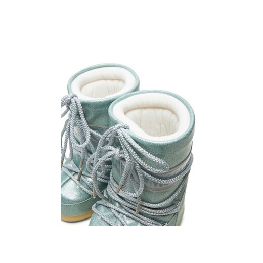 Moon Boot Śniegowce Icon Junior Glitter 80D3400290 Niebieski Moon Boot 35_38 MODIVO