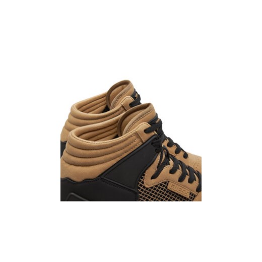 Guess Sneakersy Sava Mid FMTSAM FAB12 Brązowy Guess 46 MODIVO