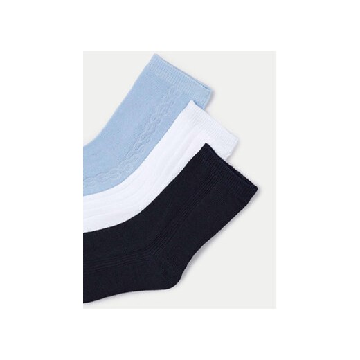 Mayoral Zestaw 3 par wysokich skarpet dziecięcych 10705 Kolorowy Mayoral 12Y MODIVO