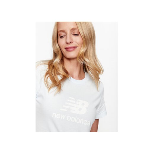 New Balance T-Shirt NB Essentials Stacked Logo T-Shirt WT31546 Niebieski Regular New Balance S MODIVO