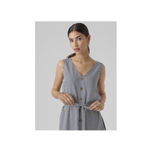 Vero Moda Sukienka letnia Bumpy 10286519 Granatowy Regular Fit Vero Moda L MODIVO