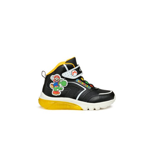 Geox Sneakersy J Ciberdron Boy J46LBJ 054FU C0054 M Czarny ze sklepu MODIVO w kategorii Buty sportowe dziecięce - zdjęcie 177132714