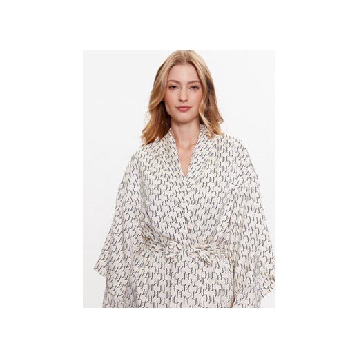 KARL LAGERFELD Szlafrok 225W2134 Biały Regular Fit Karl Lagerfeld XL MODIVO